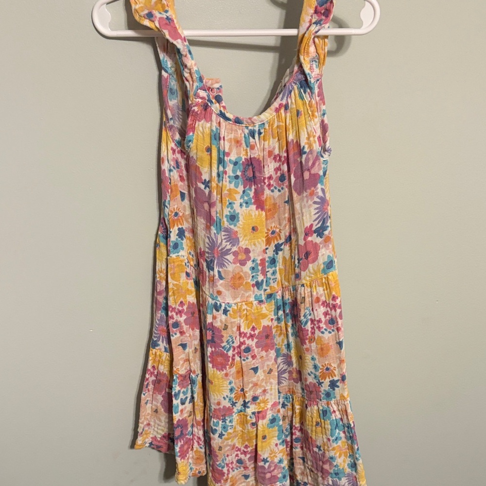 Angel Dear Floral Kids Dress - Multicolor